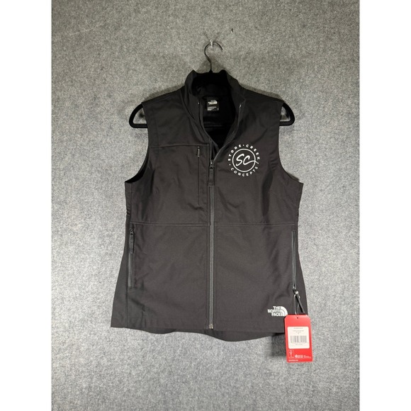 The North Face Vest Womens M Black Full Zip Sleeveless Cold weather NWT - Picture 1 of 9